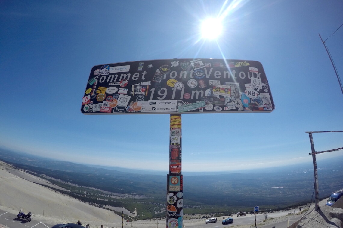 Top of the Mont-Ventoux France