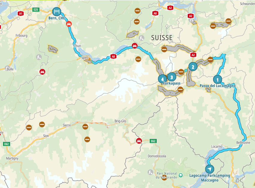 Explore Eastern Switzerland by motorbike Cruizador 