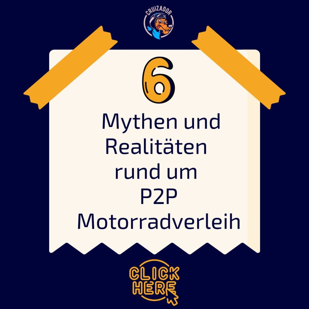 Mythen und Realitaeten rund um P2P Motorradverleih