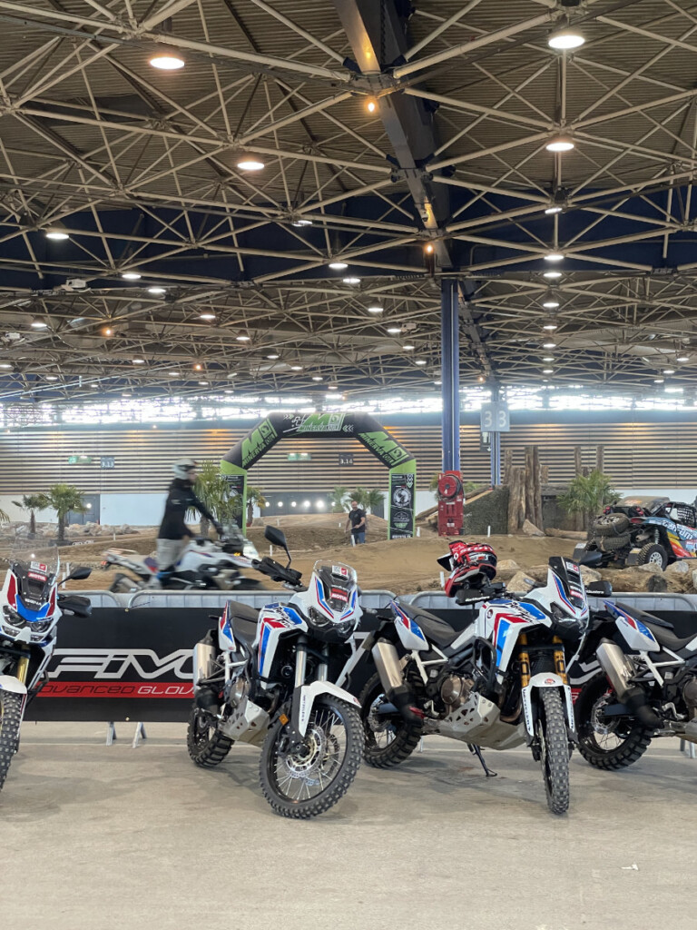 Lyon Motorbike Show Demo Rides indoor offroad track Cruizador